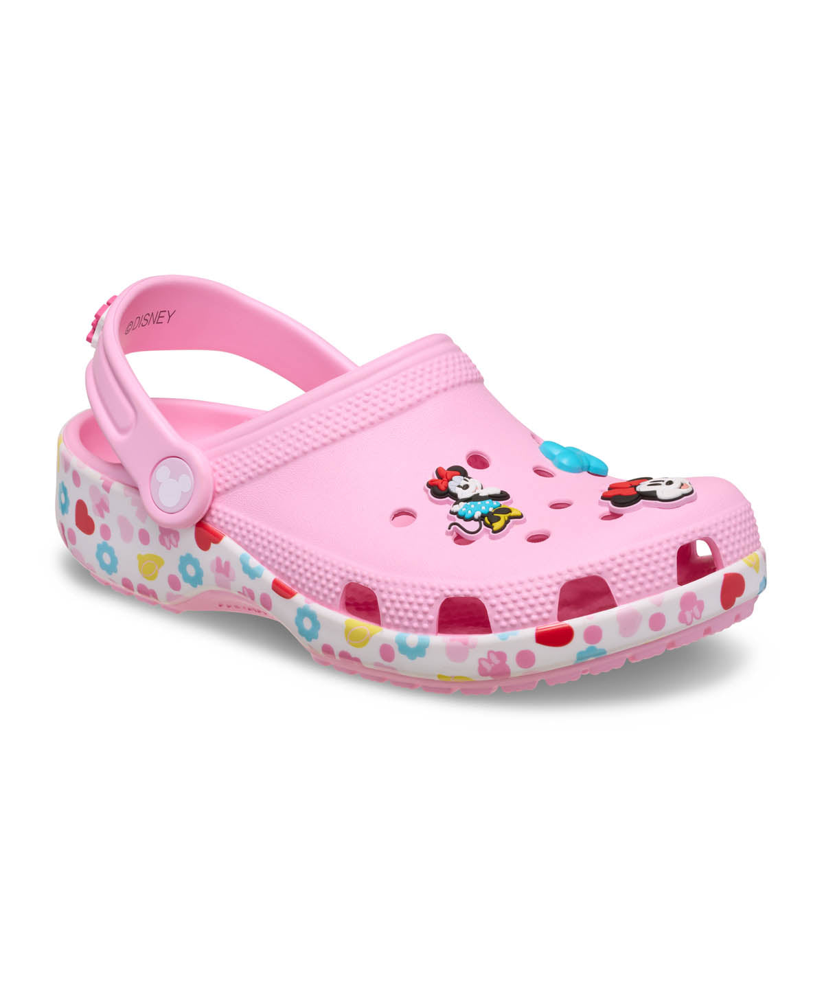 Zueco Niños Grandes Mickey Friends Minnie Rosado Crocs