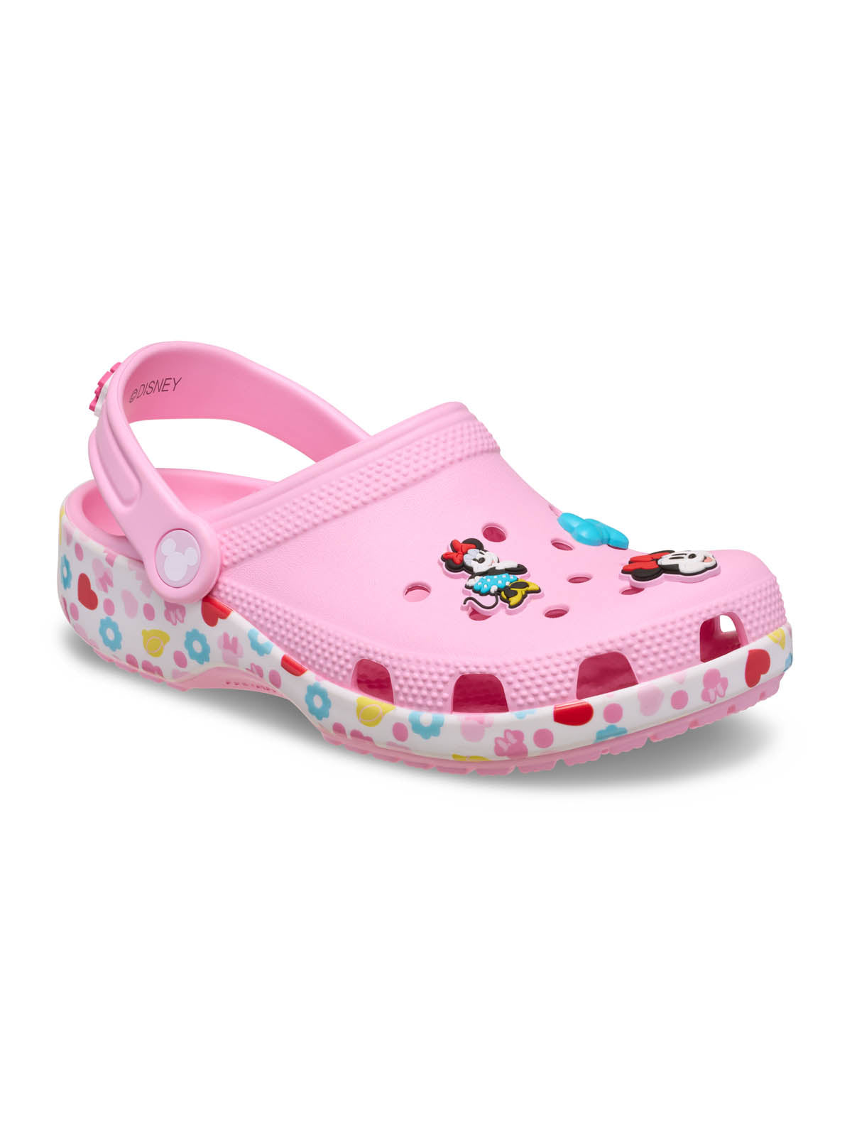 Zueco Niños Grandes Mickey Friends Minnie Rosado Crocs