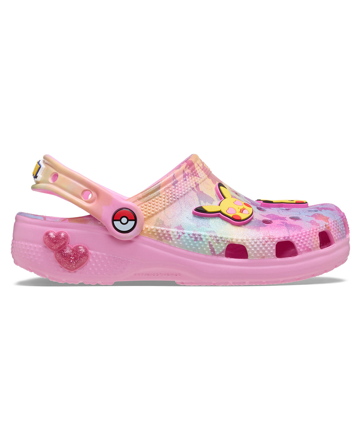 Zueco Niños Grandes Classic Clog Pikachu Rosa Crocs