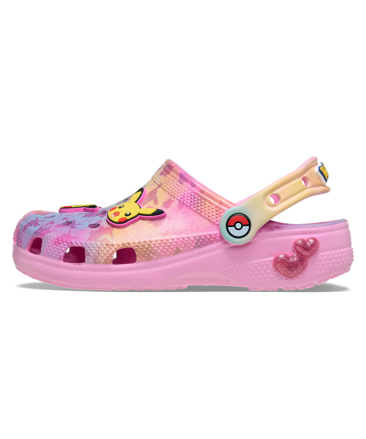Zueco Niños Grandes Classic Clog Pikachu Rosa Crocs