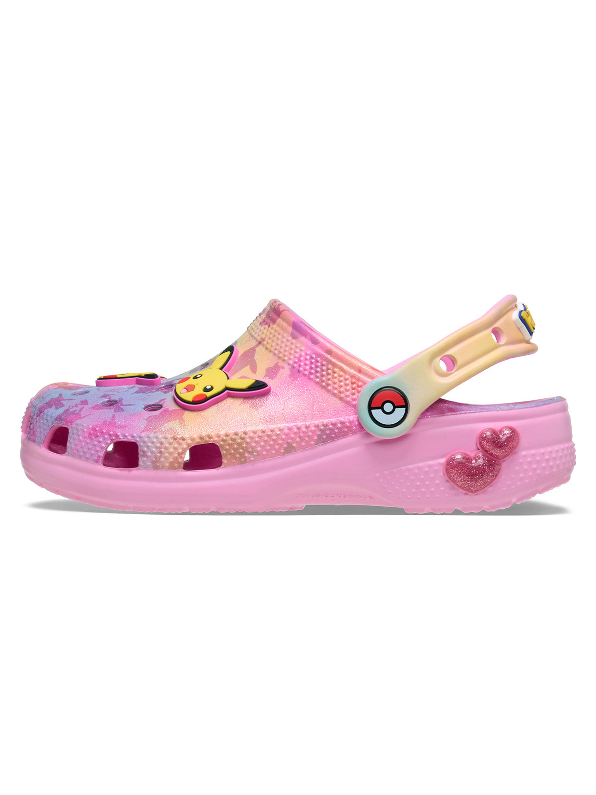Zueco Niños Grandes Classic Clog Pikachu Rosa Crocs