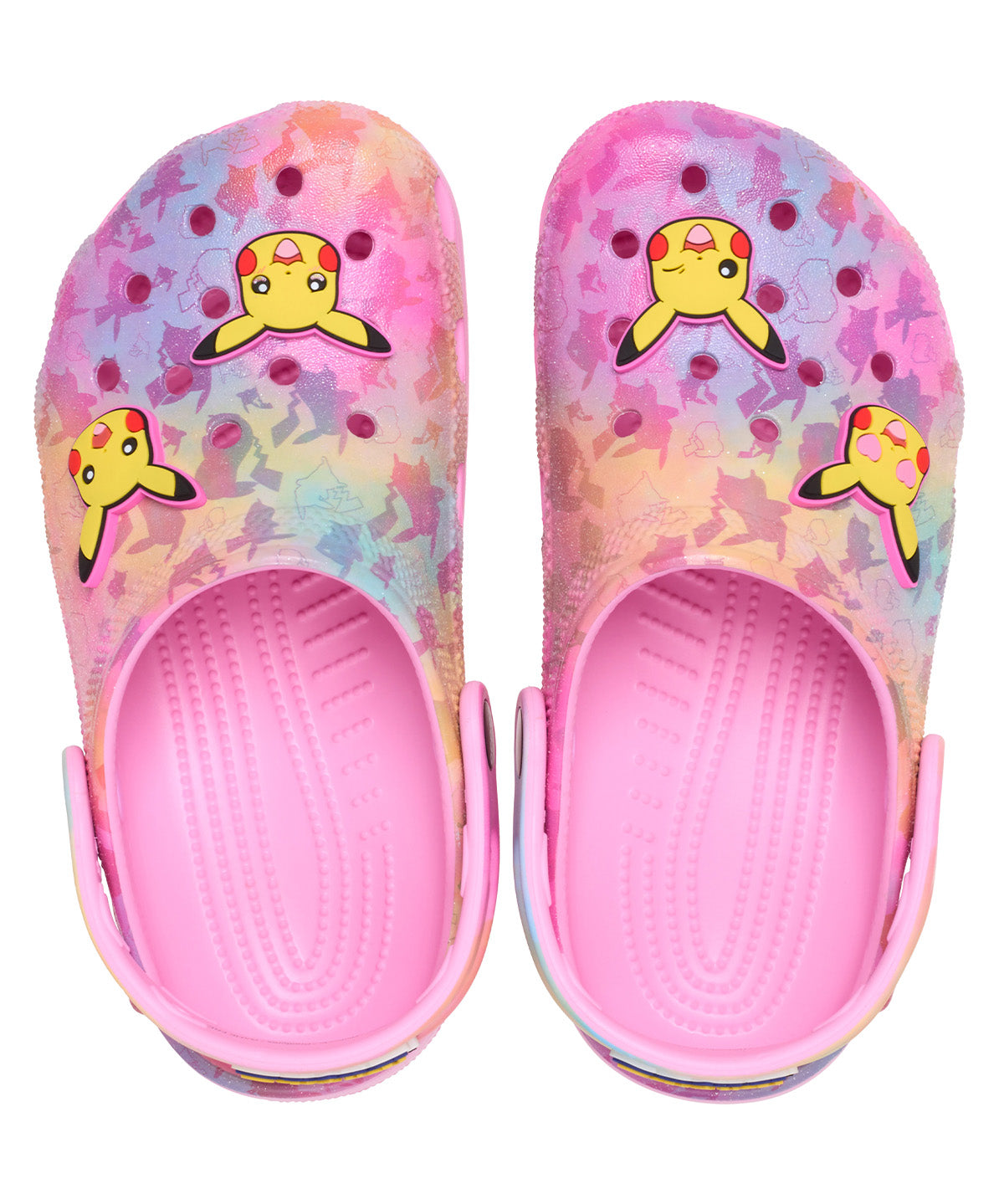 Zueco Niños Grandes Classic Clog Pikachu Rosa Crocs