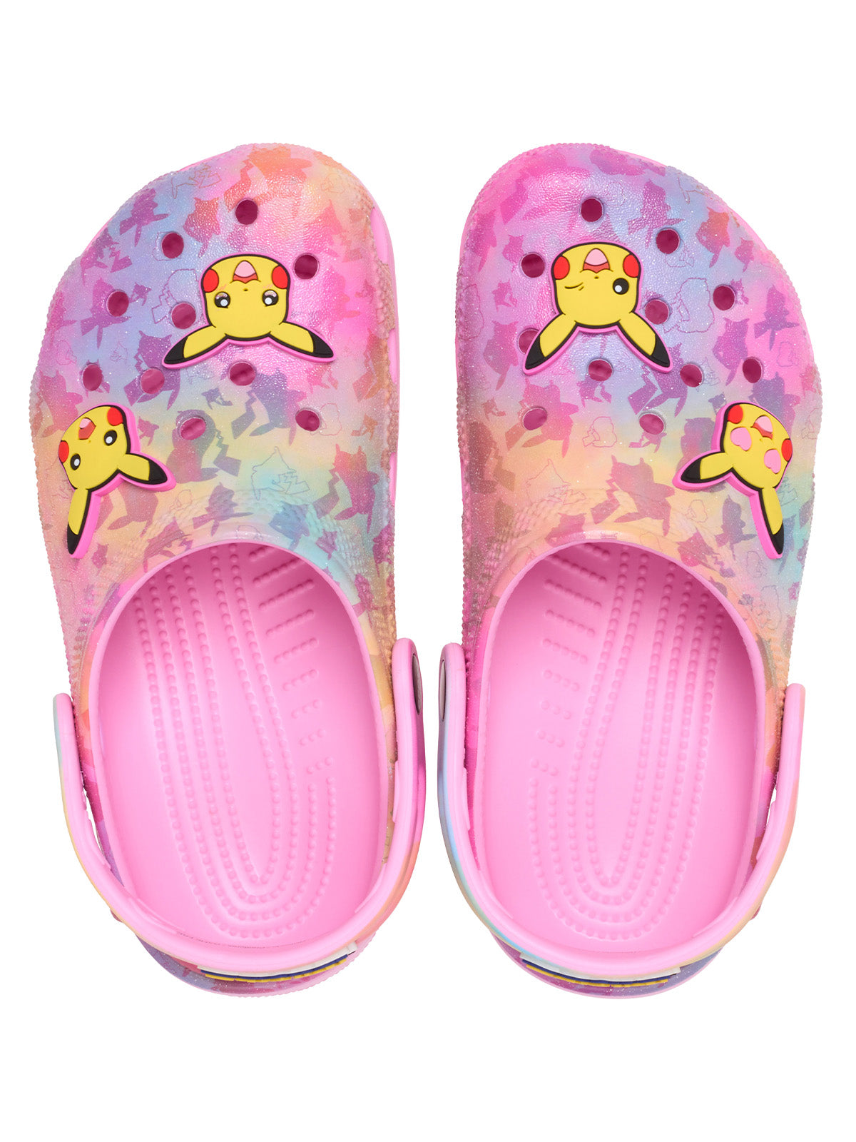 Zueco Niños Grandes Classic Clog Pikachu Rosa Crocs