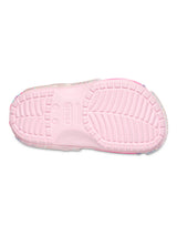 Zueco Niños Grandes Classic Clog Glitter Rosa Crocs