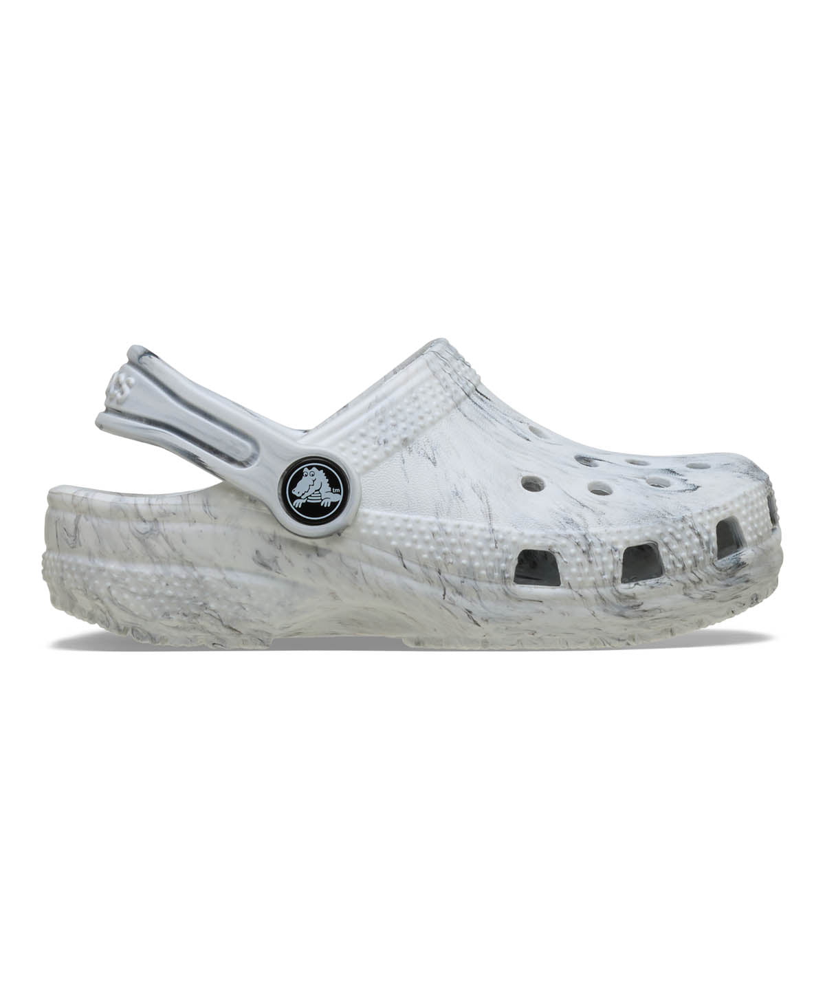 Zueco Niños Pequeños Classic Clog Tie Dye Blanco Crocs