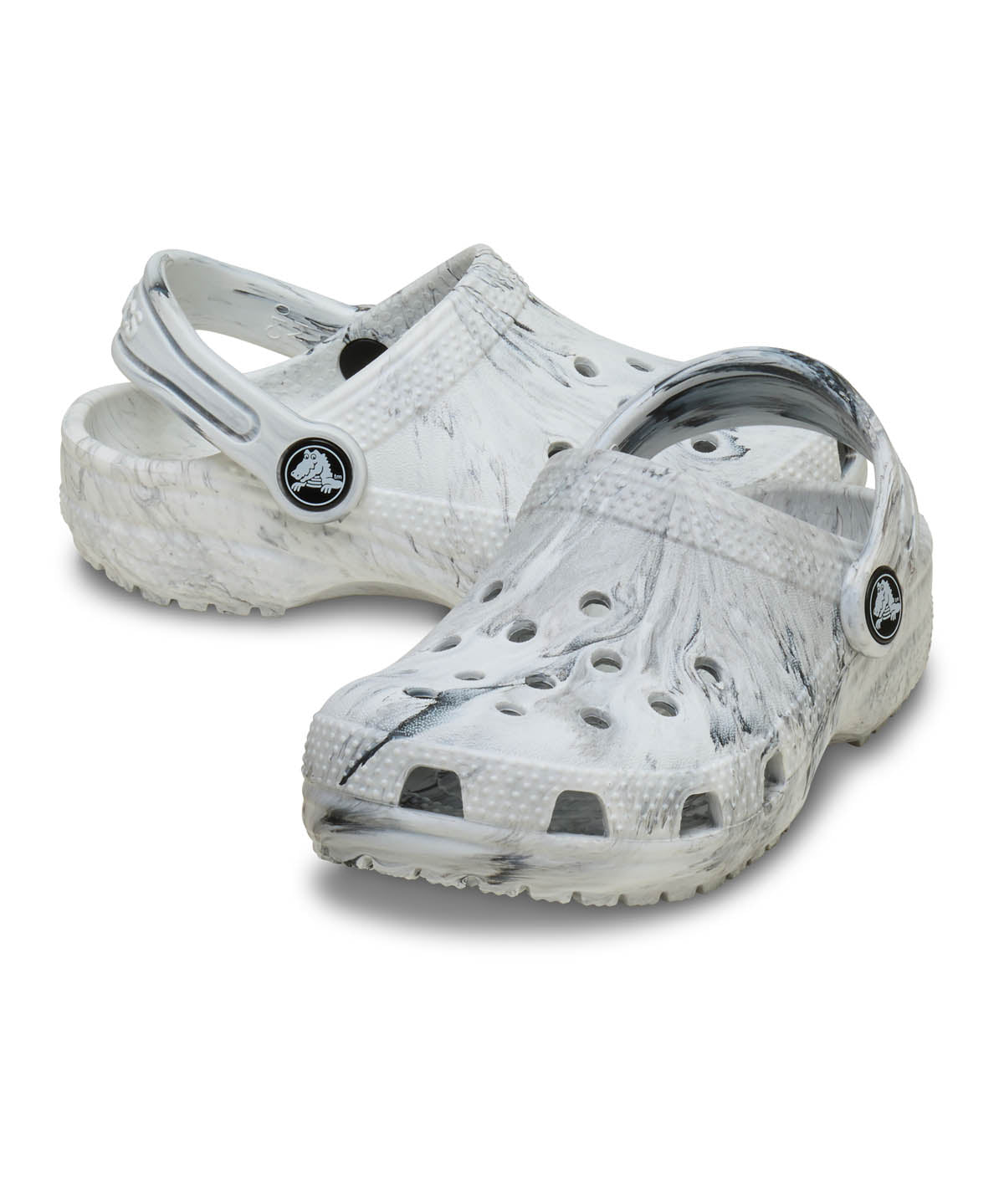 Zueco Niños Pequeños Classic Clog Tie Dye Blanco Crocs