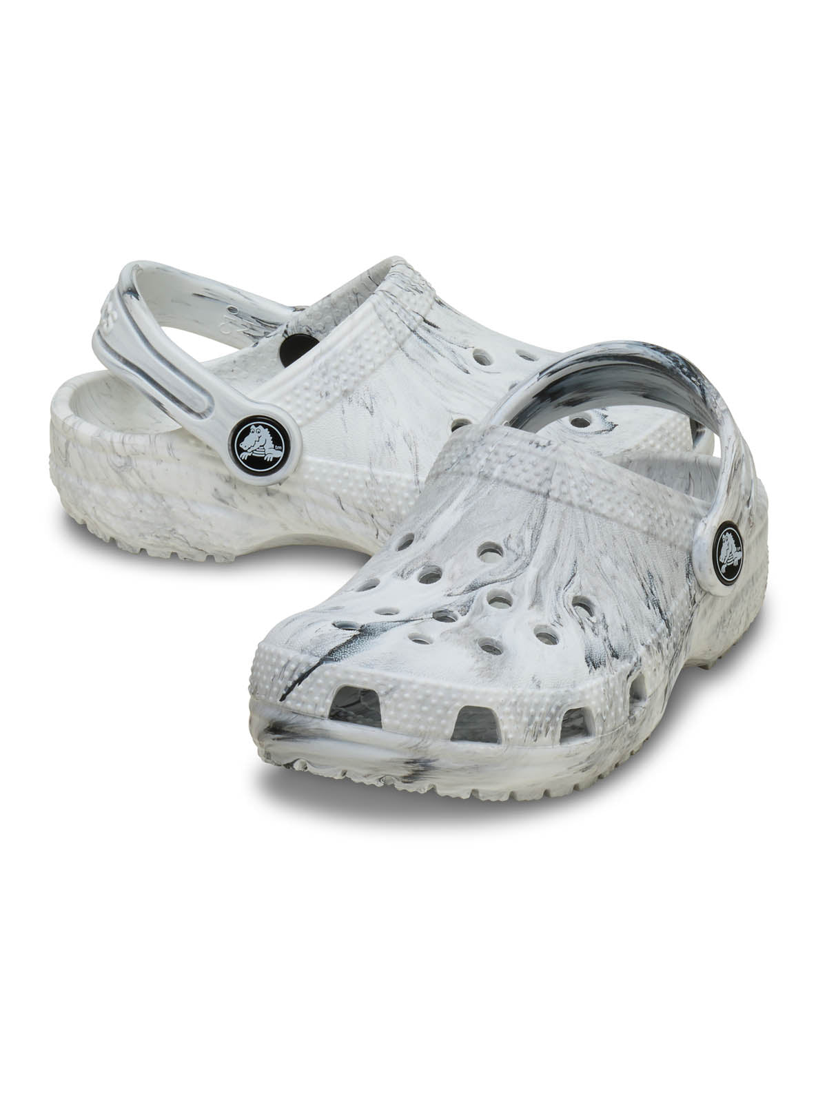 Zueco Niños Pequeños Classic Clog Tie Dye Blanco Crocs