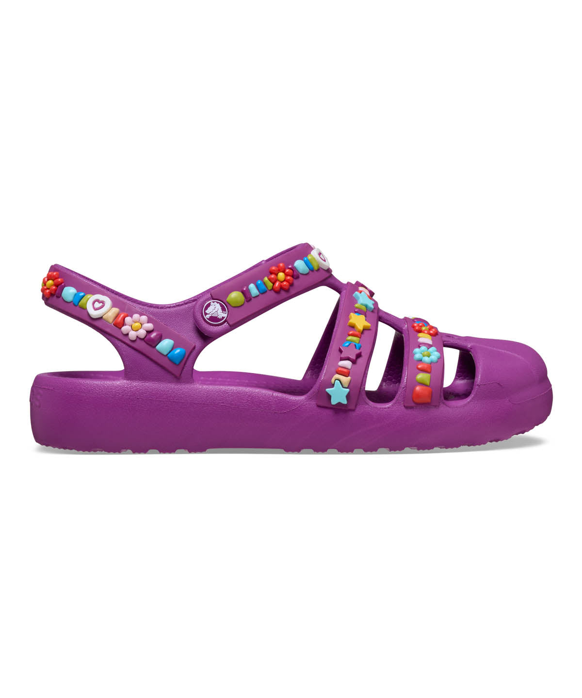 Sandalia Niños Grandes Classic Fisherman Morado Crocs