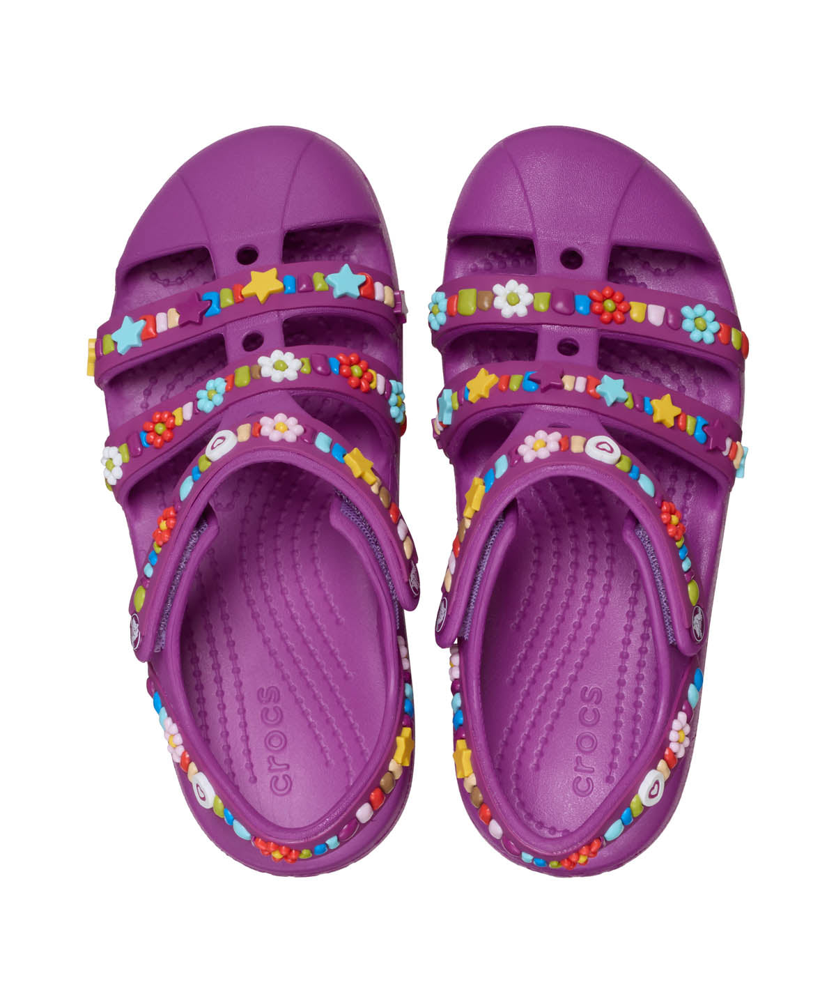 Sandalia Niños Grandes Classic Fisherman Morado Crocs