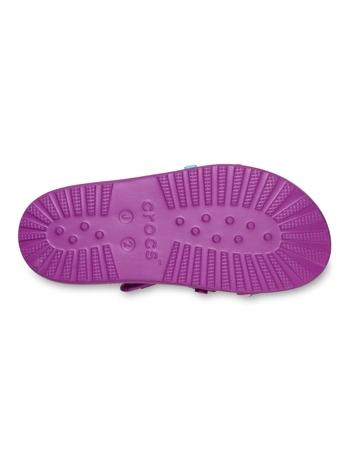 Sandalia Niños Grandes Classic Fisherman Morado Crocs