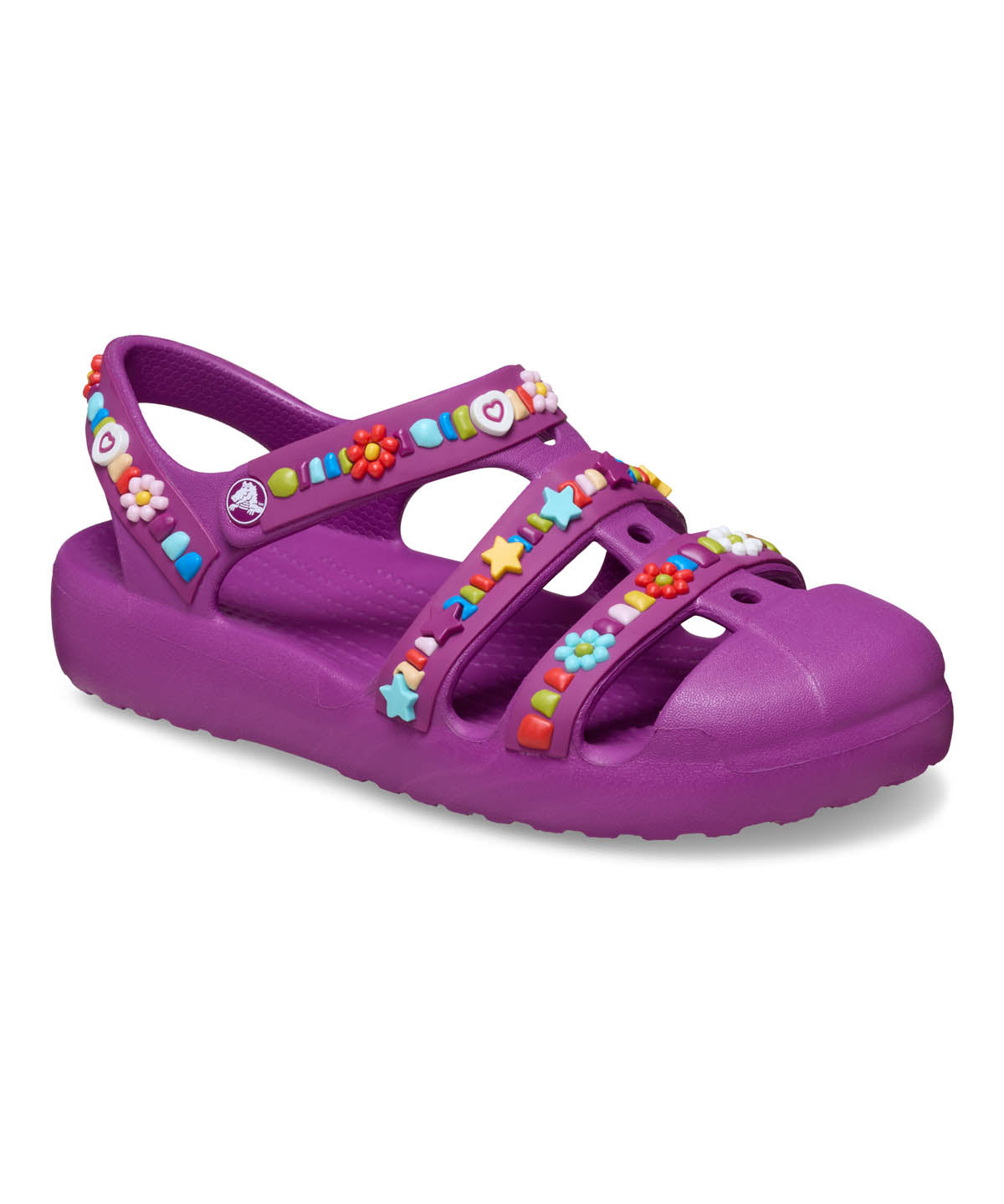 Sandalia Niños Grandes Classic Fisherman Morado Crocs