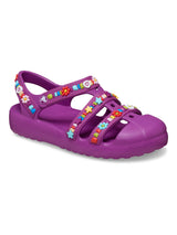 Sandalia Niños Grandes Classic Fisherman Morado Crocs