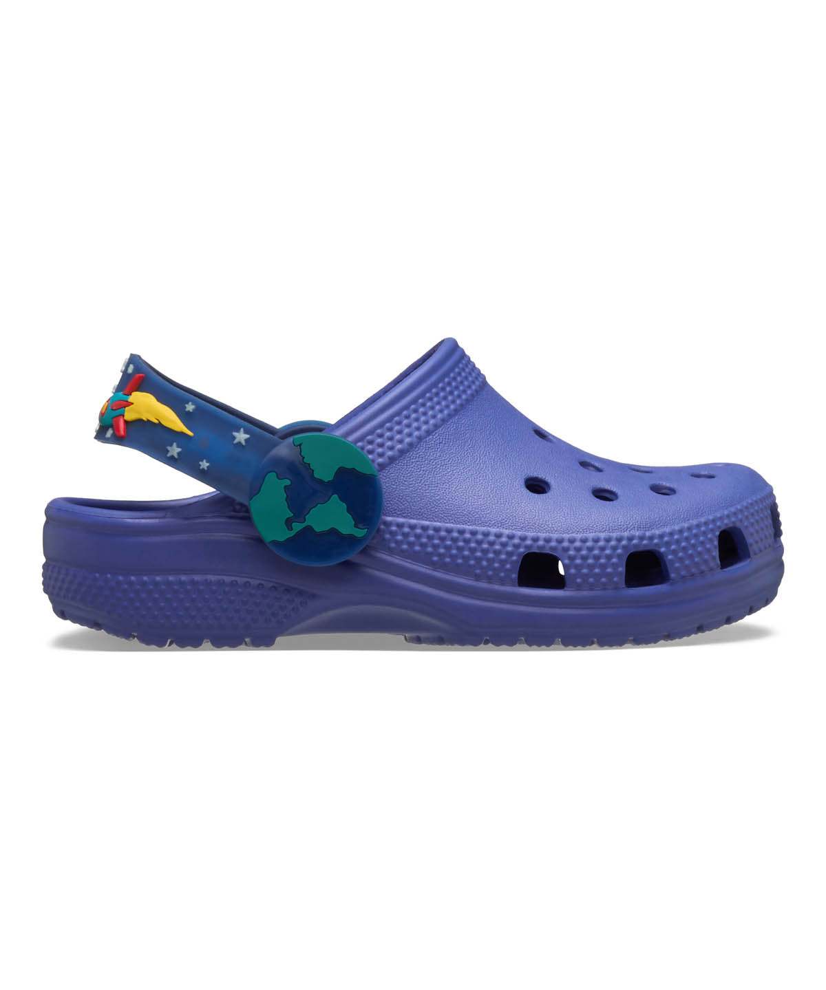 Zueco Niños Pequeños Classic Clog Con Luces Azul Crocs