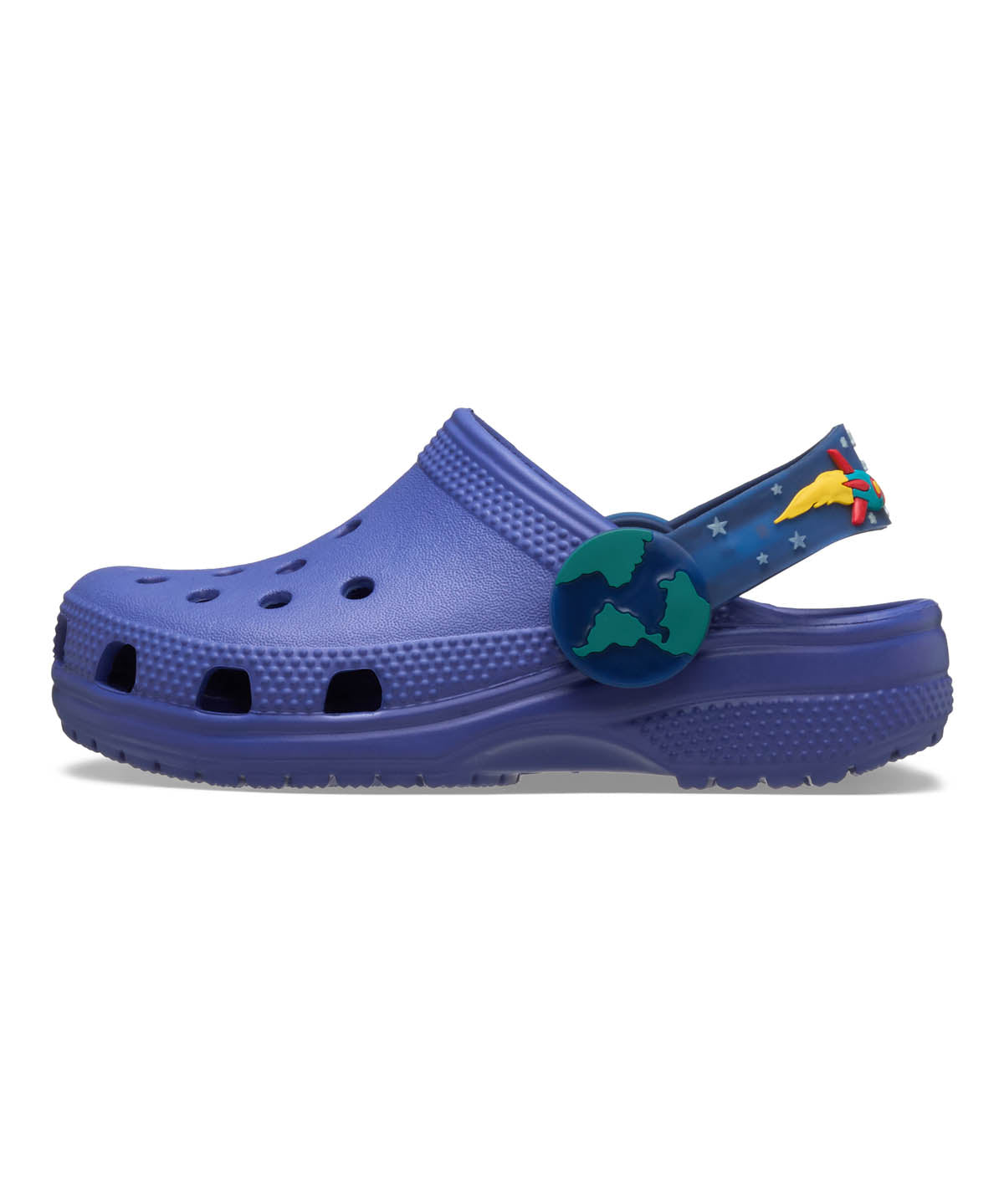 Zueco Niños Pequeños Classic Clog Con Luces Azul Crocs