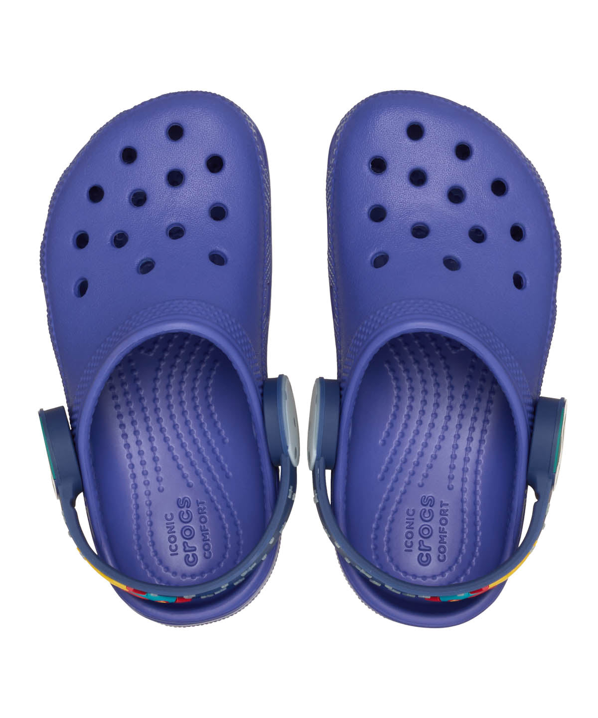 Zueco Niños Pequeños Classic Clog Con Luces Azul Crocs