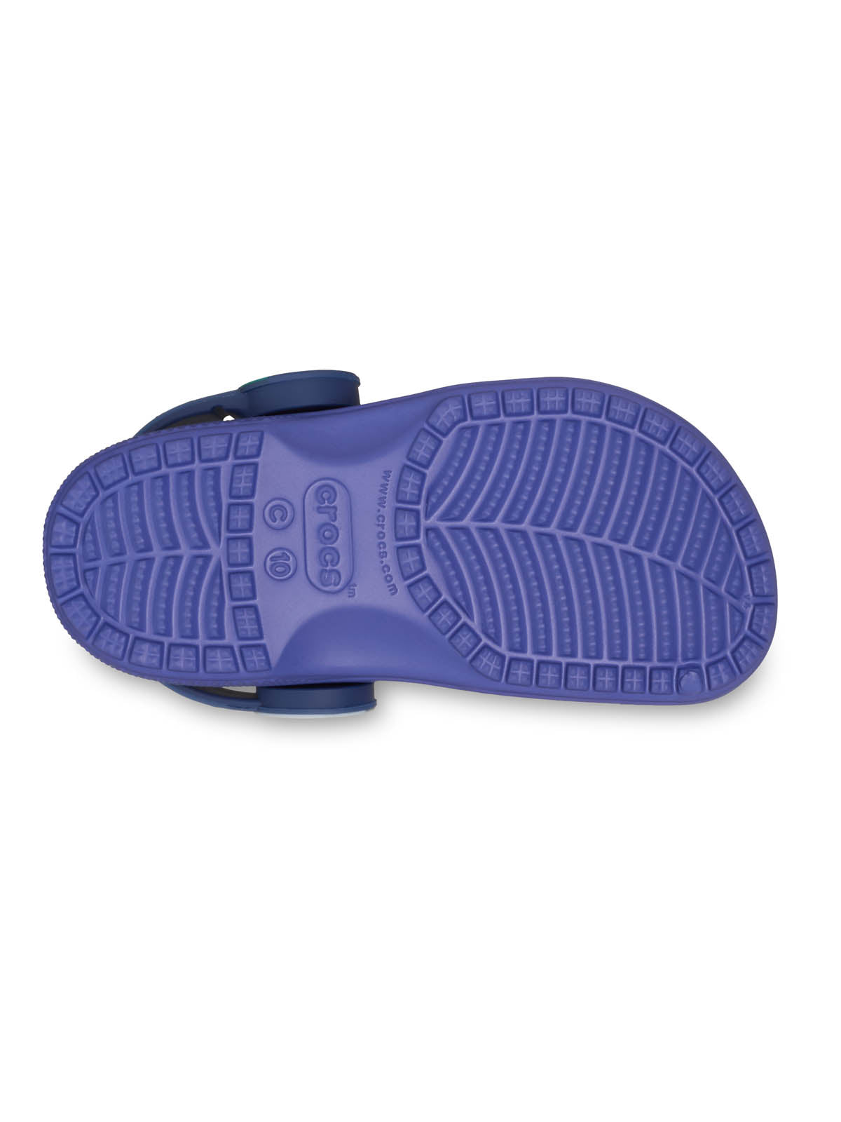 Zueco Niños Pequeños Classic Clog Con Luces Azul Crocs