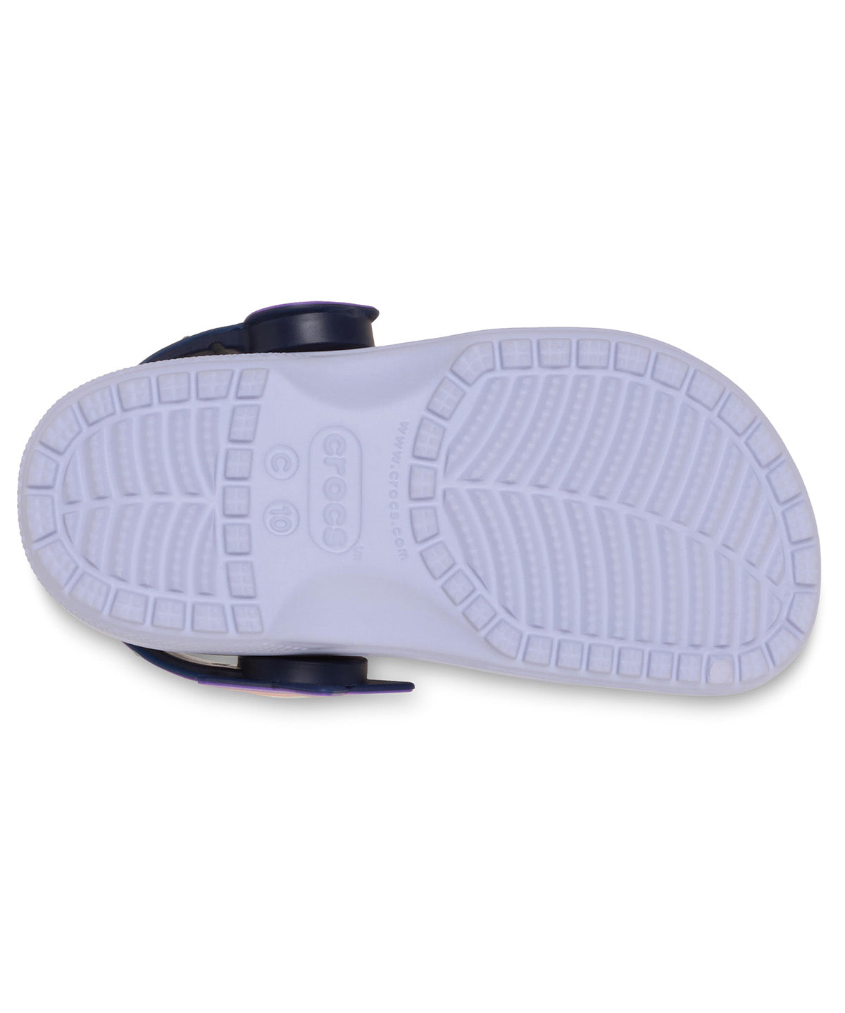 Zueco Niños Pequeños Classic Clog Con Luces Lila Crocs