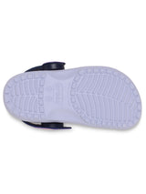 Zueco Niños Pequeños Classic Clog Con Luces Lila Crocs