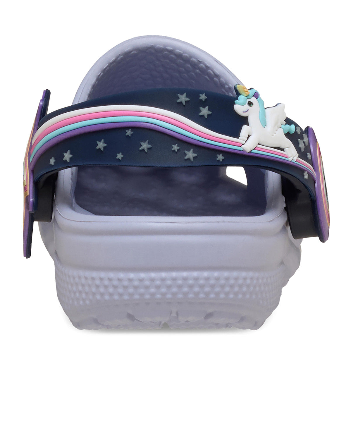 Zueco Niños Pequeños Classic Clog Con Luces Lila Crocs