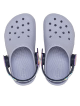 Zueco Niños Pequeños Classic Clog Con Luces Lila Crocs