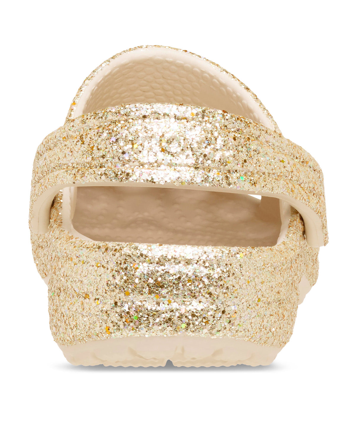 Zueco Niños Grandes Classic Clog Glitter Dorado Crocs
