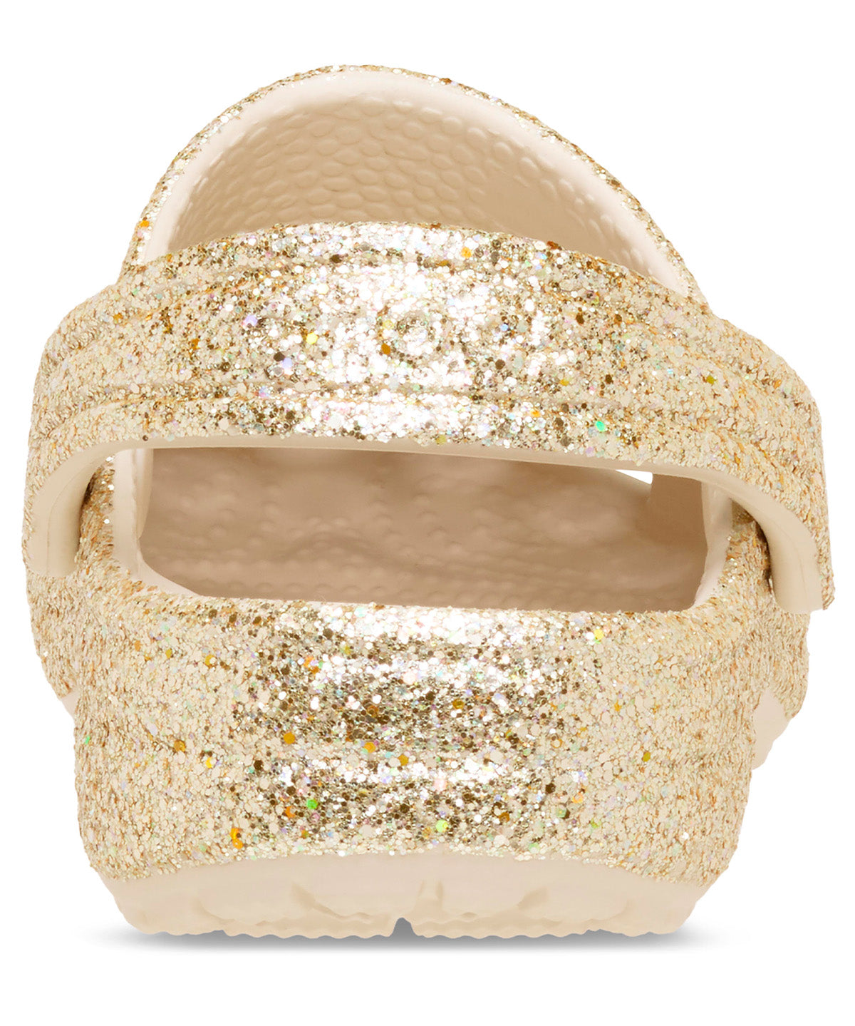 Zueco Niños Pequeños Classic Clog Glitter Dorado Crocs