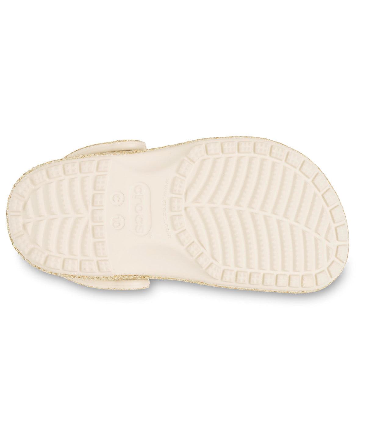 Zueco Niños Pequeños Classic Clog Glitter Dorado Crocs