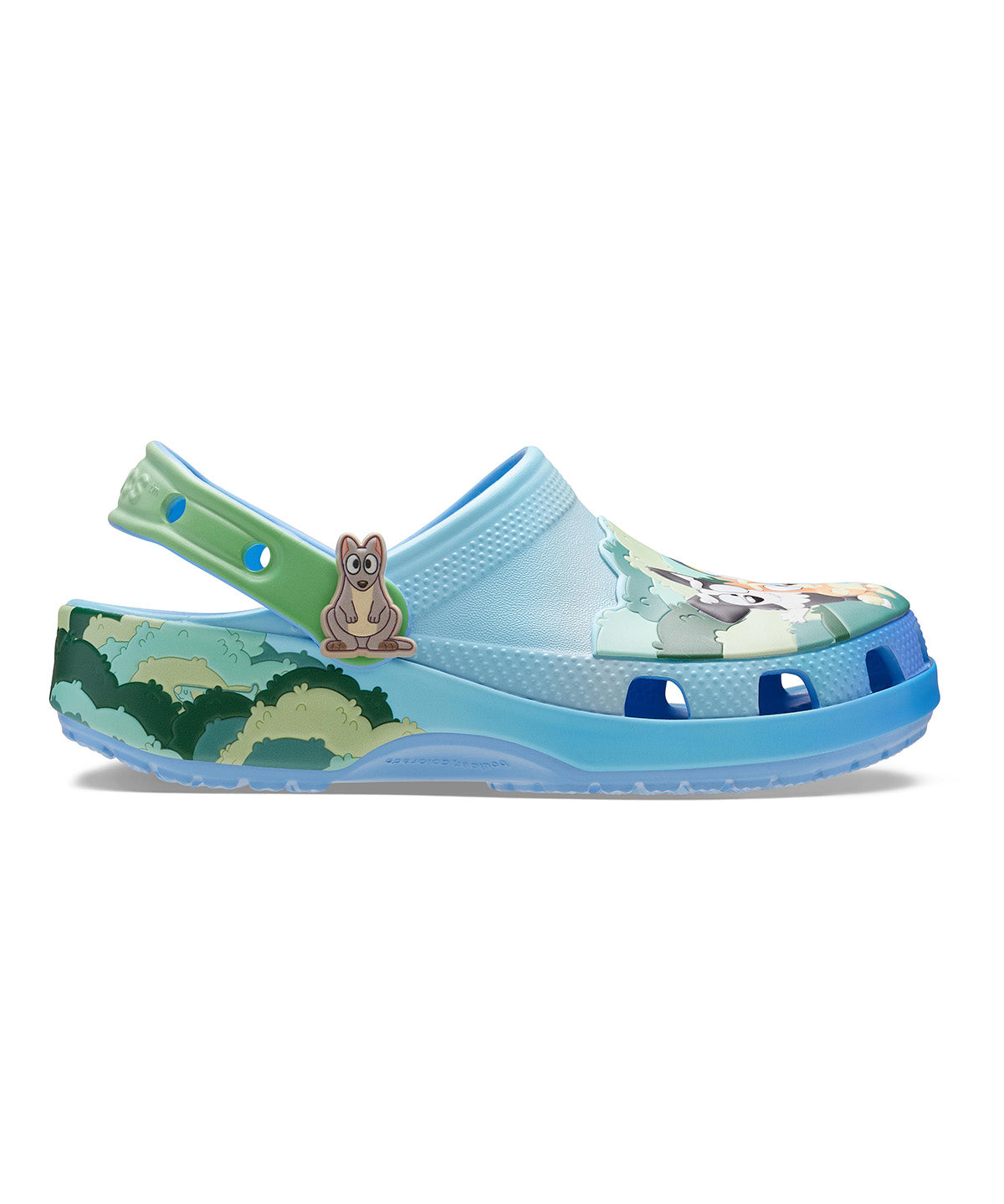 Zueco Niños Pequeños Bluey Azul Clog Crocs