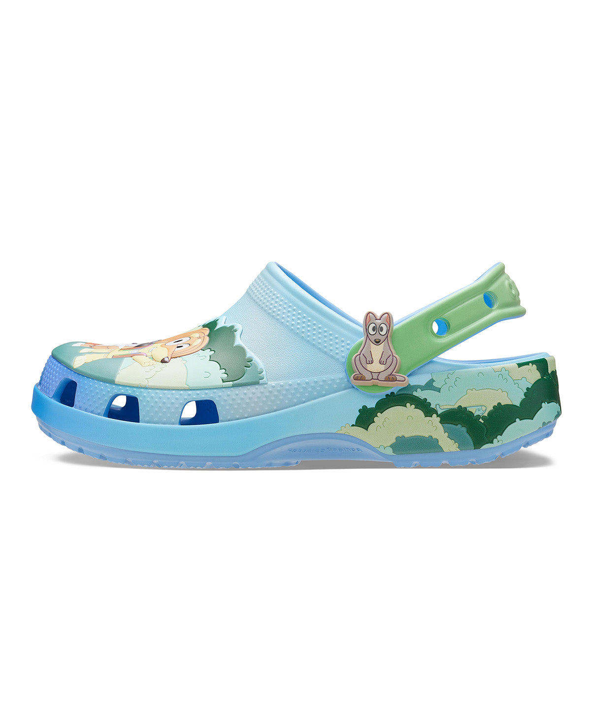 Zueco Niños Pequeños Bluey Azul Clog Crocs