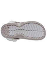 Zueco Niños Grandes Classic Fleece Lined Café Crocs