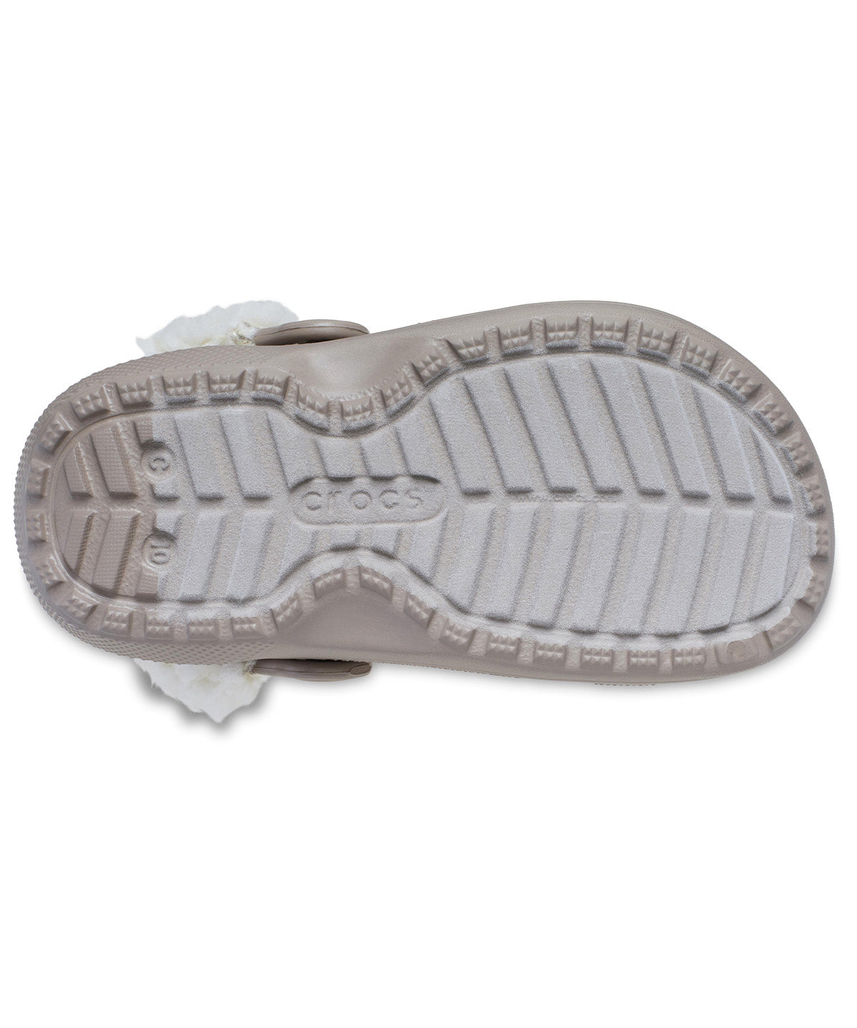 Zueco Niños Pequeños Classic Fleece Lined Café Crocs