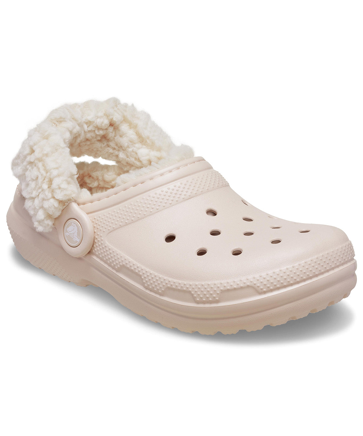 Zueco Niños Pequeños Classic Fleece Lined Rosado Crocs