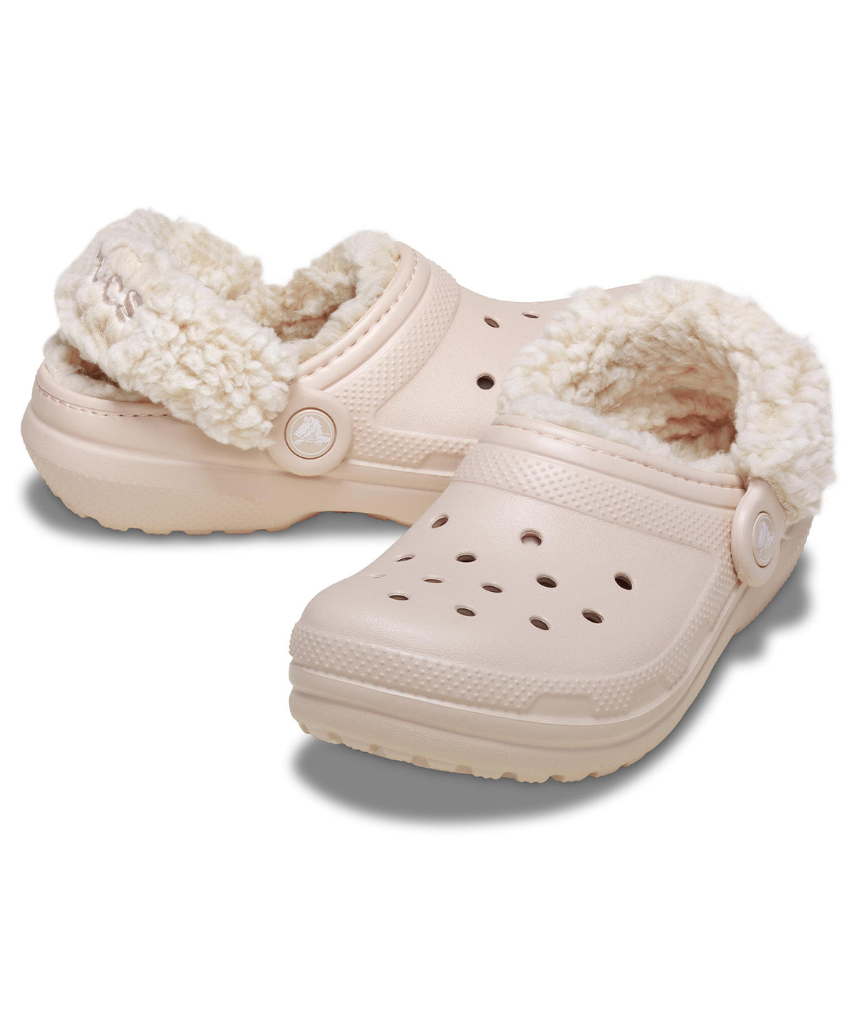 Zueco Niños Pequeños Classic Fleece Lined Rosado Crocs