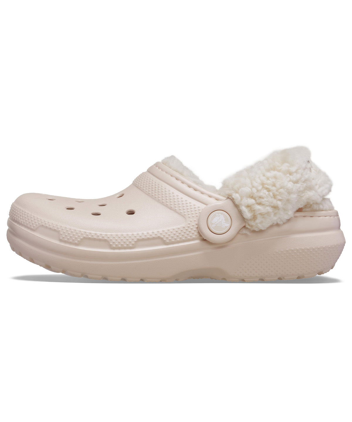 Zueco Niños Pequeños Classic Fleece Lined Rosado Crocs