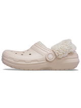 Zueco Niños Pequeños Classic Fleece Lined Rosado Crocs