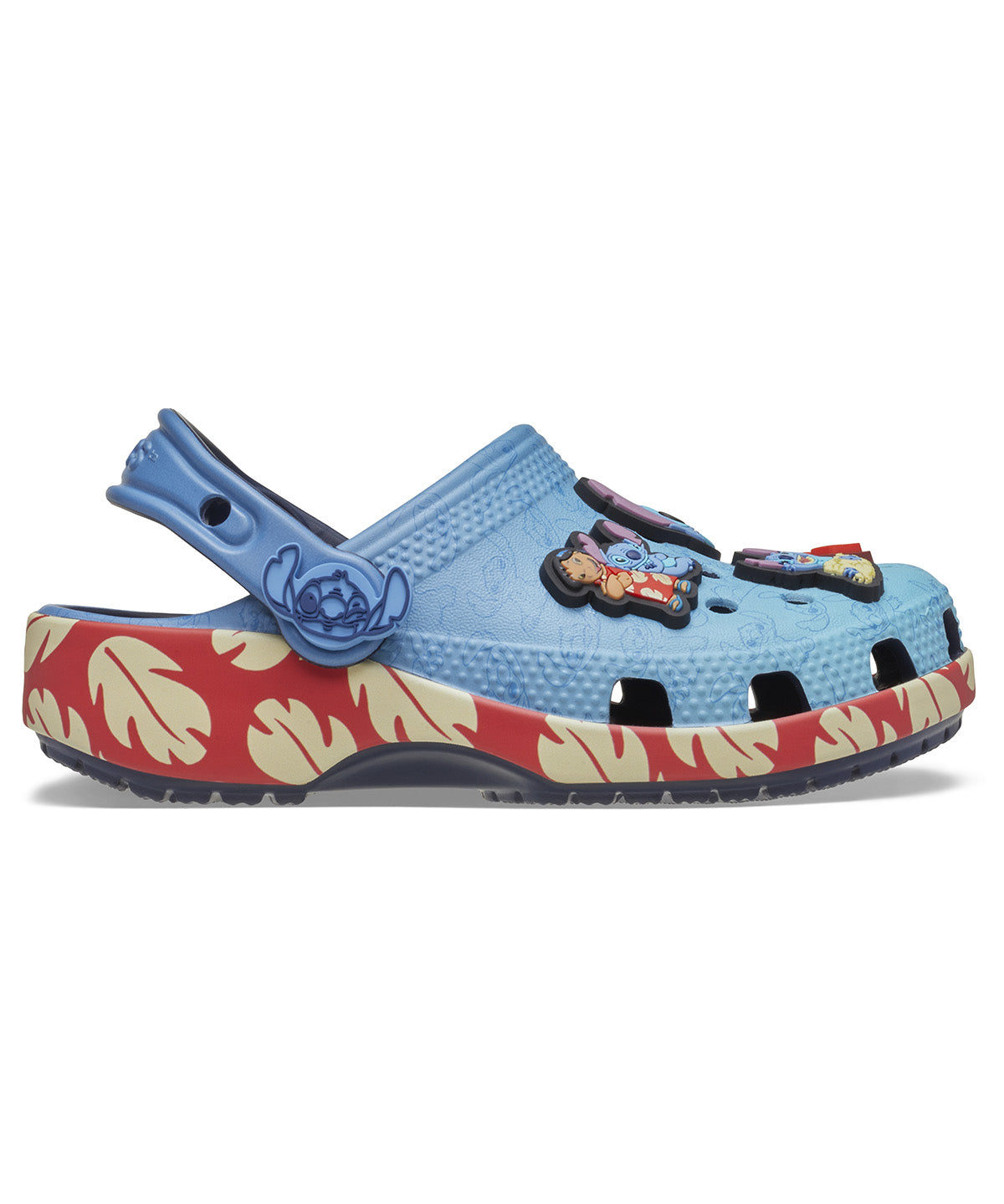 Zueco Niños Grandes Classic Clog Stitch Azul Crocs