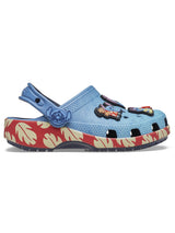 Zueco Niños Grandes Classic Clog Stitch Azul Crocs
