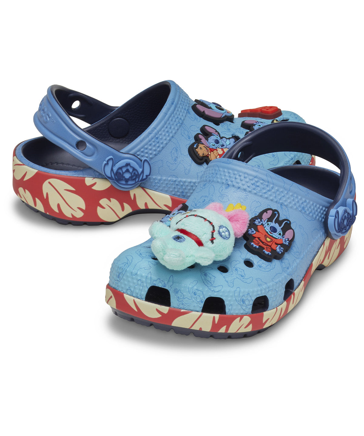Zueco Niños Grandes Classic Clog Stitch Azul Crocs