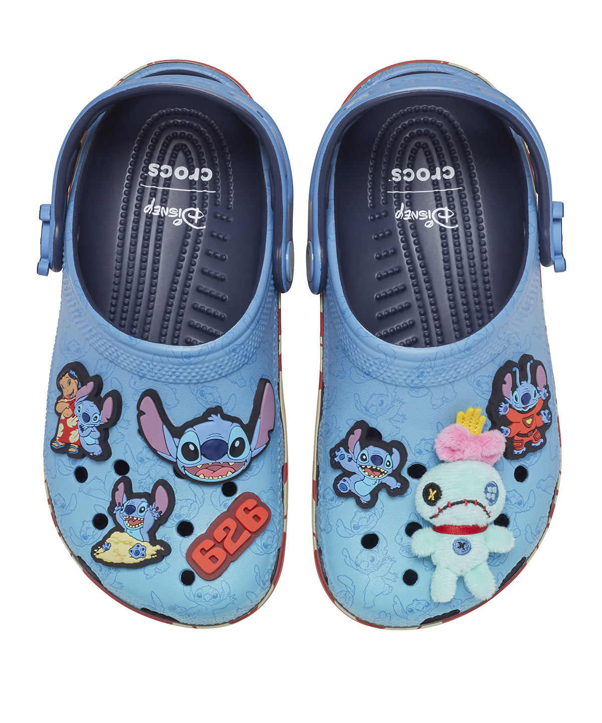 Zueco Niños Grandes Classic Clog Stitch Azul Crocs