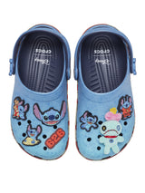Zueco Niños Grandes Classic Clog Stitch Azul Crocs