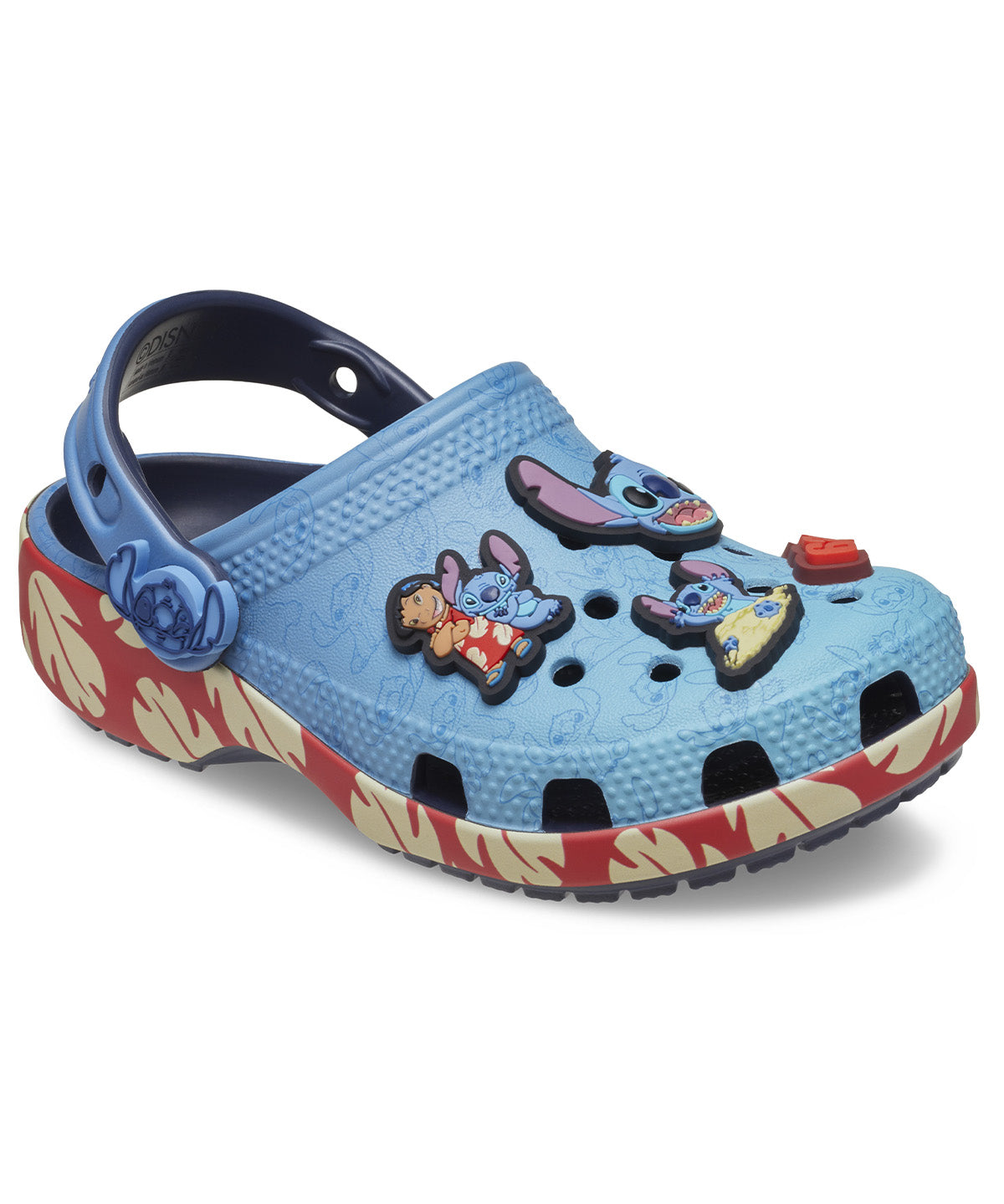 Zueco Niños Grandes Classic Clog Stitch Azul Crocs