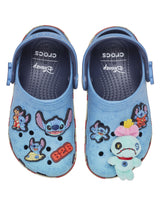 Zueco Niños Pequeños Classic Clog Stitch Azul Crocs