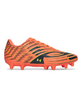 UA Shadow Club 4 FG Jr Zapatilla naranjo para niño