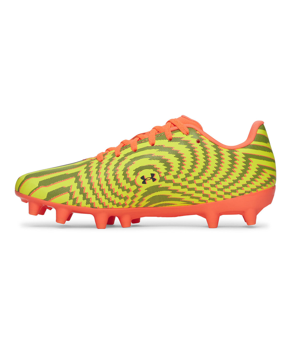 UA Shadow Club 4 FG Jr Zapatilla naranjo para niño