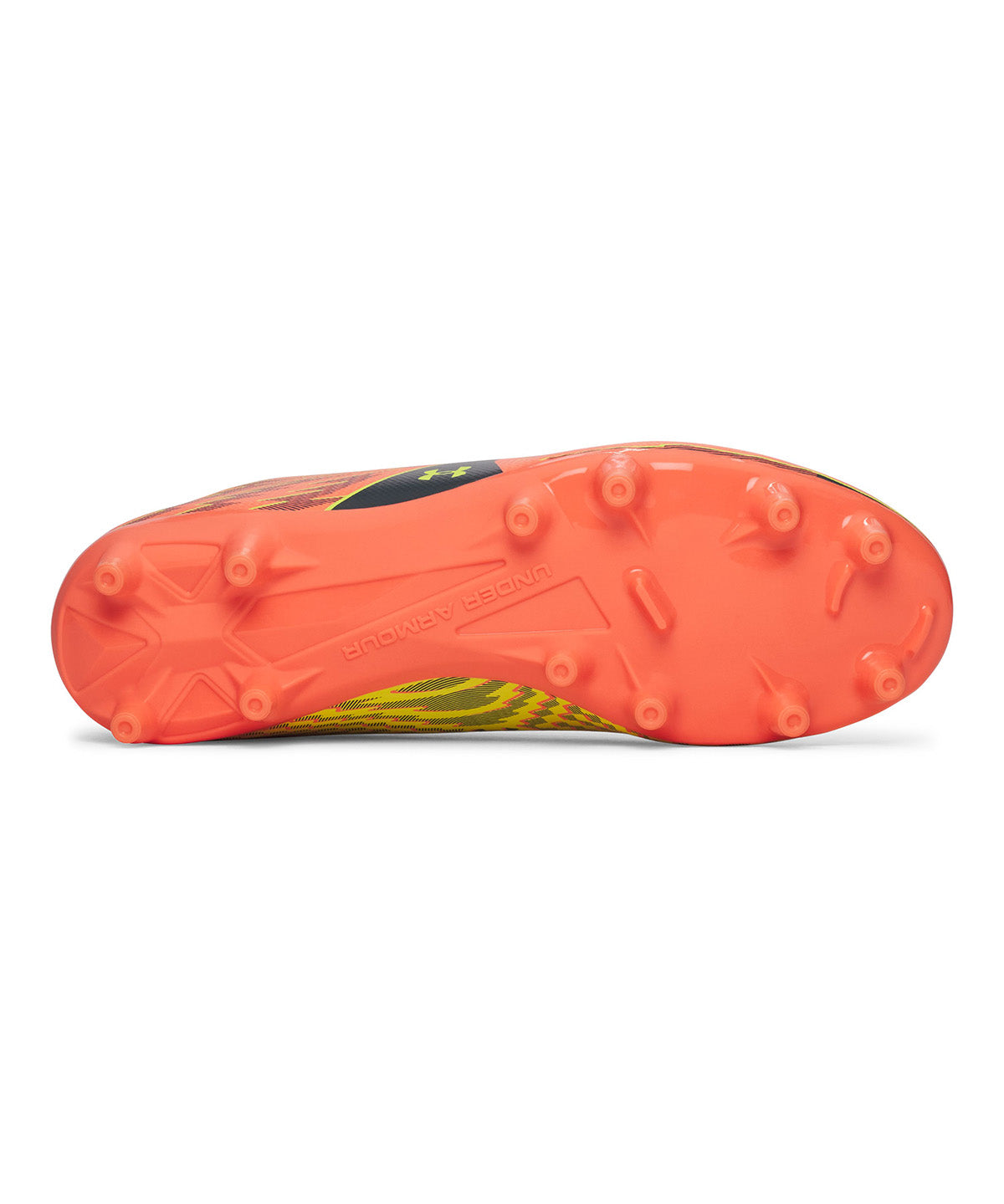 UA Shadow Club 4 FG Jr Zapatilla naranjo para niño