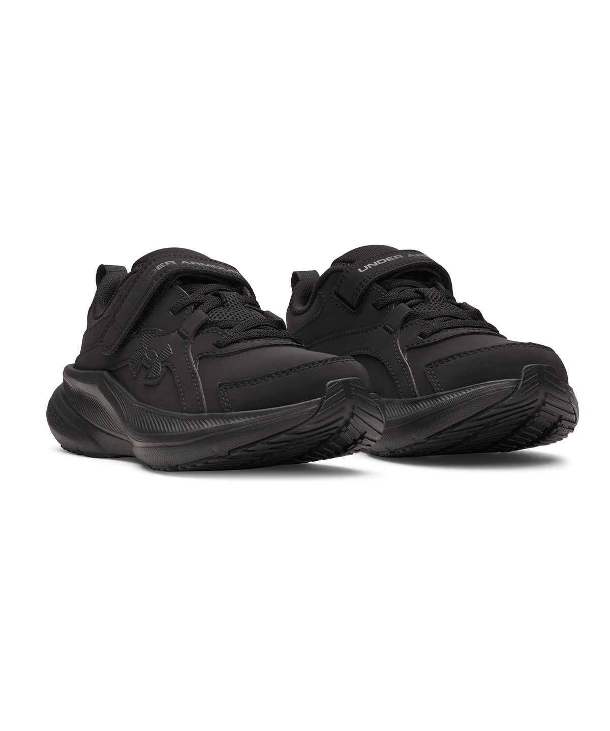 Zapatilla UA Assert 11 AC Uniform negro para niño preescolar