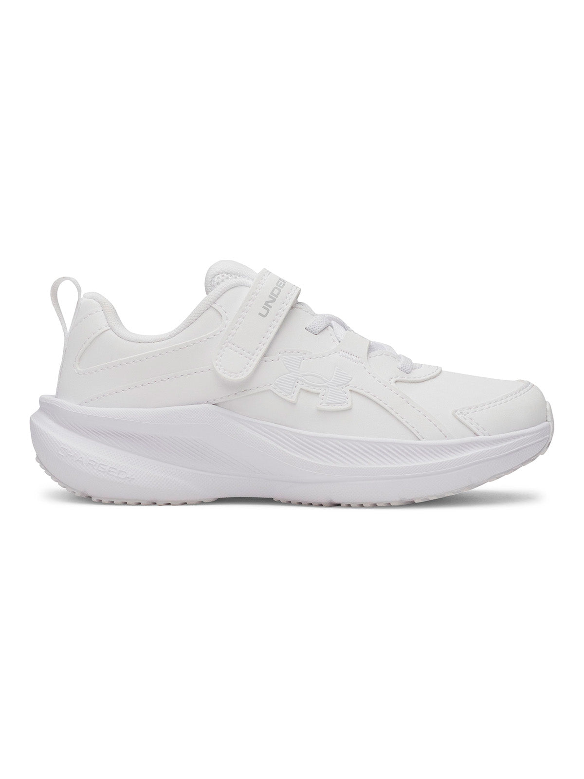 Zapatilla UA Assert 11 AC Uniform blanco para niño preescolar