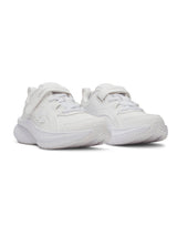Zapatilla UA Assert 11 AC Uniform blanco para niño preescolar