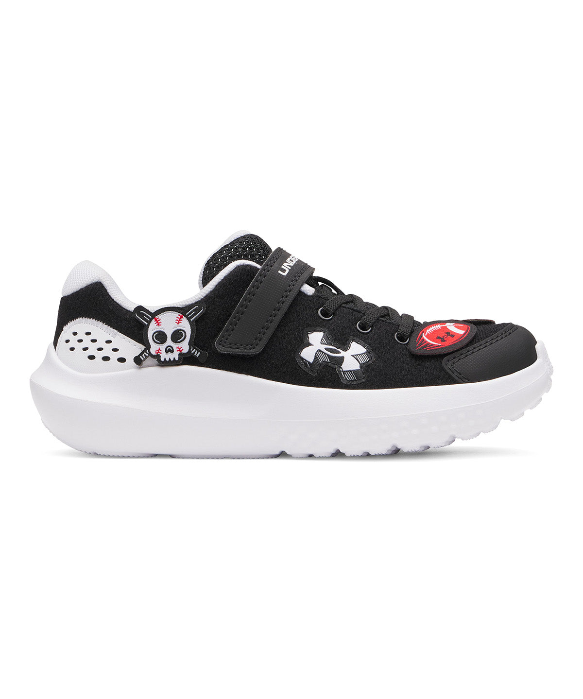 UA Surge 4 AC Patches Zapatilla negro para niño