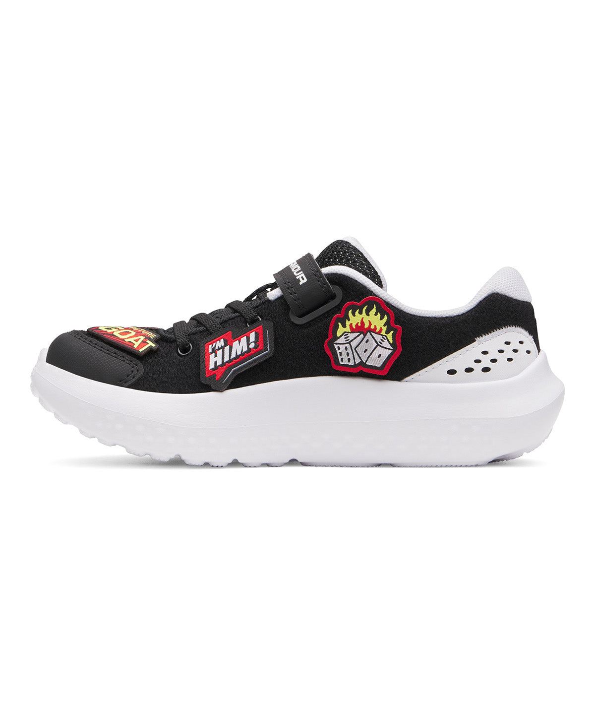 UA Surge 4 AC Patches Zapatilla negro para niño